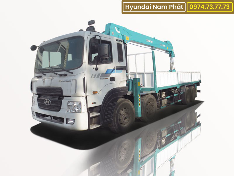 Xe Tải Hyundai HD320 Gắn Cẩu 10 Tấn Hancook HLC-10015S